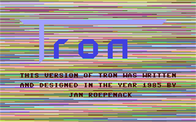 Tron (S+S Soft) - Screenshot - Game Title Image