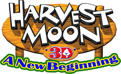 Harvest Moon 3D: A New Beginning - Clear Logo Image
