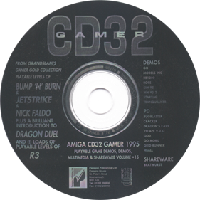 Amiga CD32 Gamer Cover Disc 15 - Disc Image