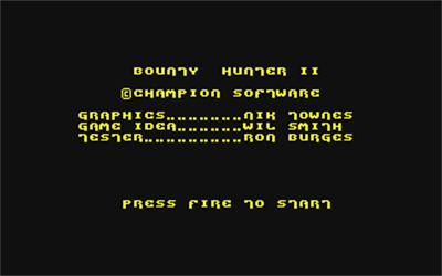 Bounty Hunter II - Screenshot - Game Title Image