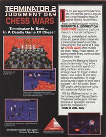 Terminator 2: Judgment Day: Chess Wars - Box - Back Image
