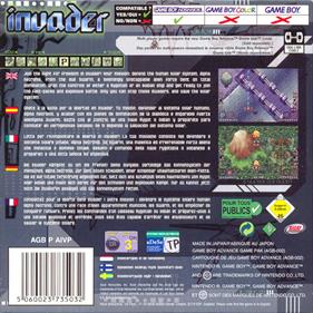 Invader - Box - Back Image