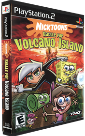 Nicktoons: Battle for Volcano Island - Box - 3D Image