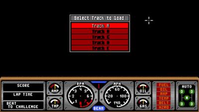 Hard Drivin' II: Drive Harder - Screenshot - Game Select