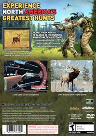 Cabela's North American Adventures - Box - Back Image