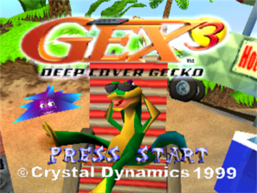 Gex 3: Deep Cover Gecko - Screenshot - Game Title Image