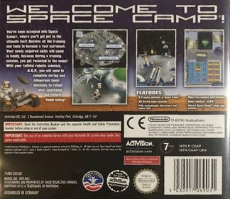 Space Camp - Box - Back Image