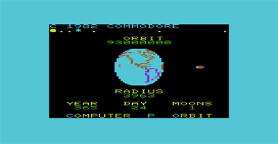 Visible Solar System - Screenshot - Game Title