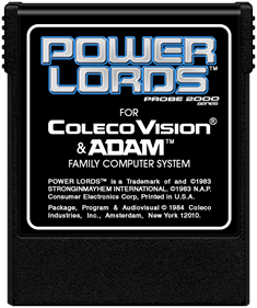 Power Lords: Quest for Volcan - Cart - Front Image