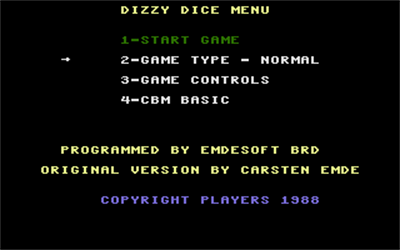 Dizzy Dice - Screenshot - Game Title Image