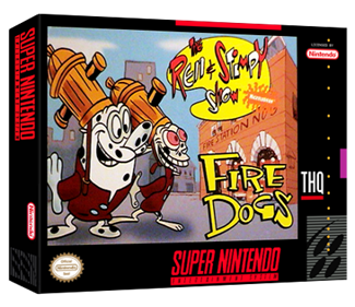 The Ren & Stimpy Show: Fire Dogs - Box - 3D Image