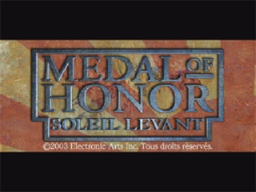 Medal of Honor: Rising Sun - Screenshot - Game Title Image