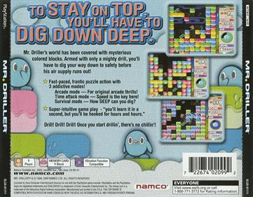 Mr. Driller - Box - Back Image