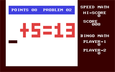 Speed/Bingo Math - Screenshot - Gameplay Image