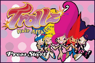 Trollz: Hair Affair! - Screenshot - Game Title Image