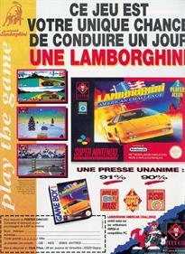 Lamborghini: American Challenge - Advertisement Flyer - Front Image