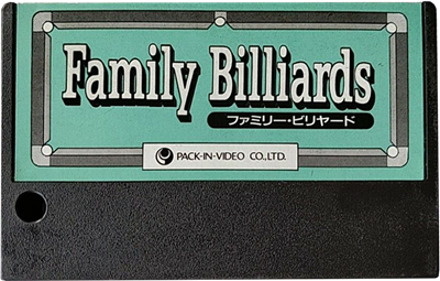 Family Billiards - Cart - Front Image