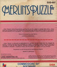 Merlin's Puzzle - Box - Back Image