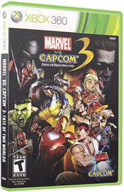 Marvel vs. Capcom 3: Fate of Two Worlds - Box - 3D Image