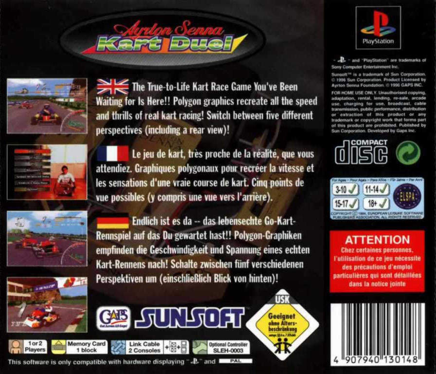 Ayrton Senna Kart Duel Images - LaunchBox Games Database
