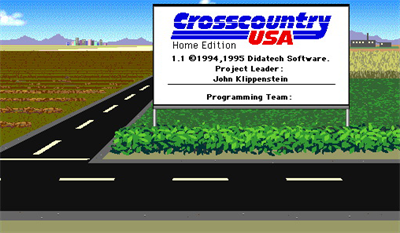 Crosscountry USA - Screenshot - Game Title Image
