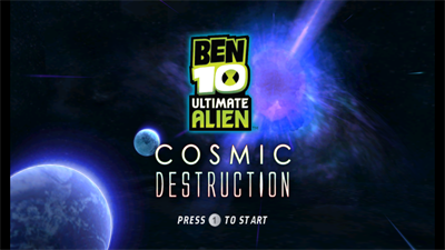 Ben 10: Ultimate Alien: Cosmic Destruction - Screenshot - Game Title Image