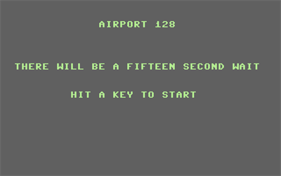 Airport 128 - Screenshot - Game Title Image