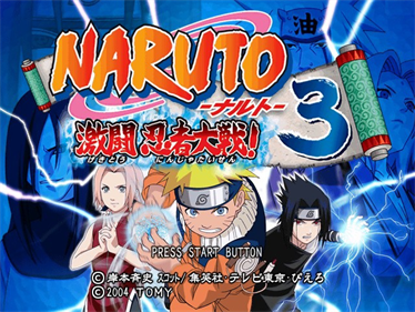 Naruto: Gekitou Ninja Taisen! 3 - Screenshot - Game Title Image