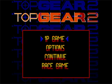 Top Gear 2 - Screenshot - Game Select Image