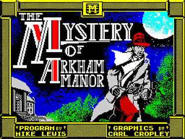 The Mystery of Arkham Manor - Screenshot - Game Title Image