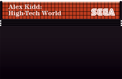 Alex Kidd: High-Tech World - Cart - Front Image