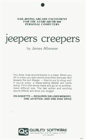 Jeepers Creepers - Box - Back Image