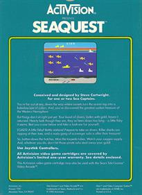 Seaquest - Box - Back Image