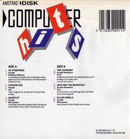 6 Computer Hits - Box - Back Image