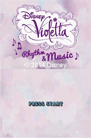 Disney Violetta: Rhythm & Music - Screenshot - Game Title Image