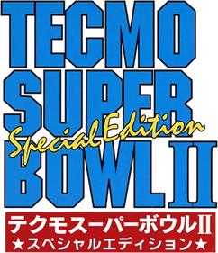 Tecmo Super Bowl II: Special Edition - Clear Logo Image