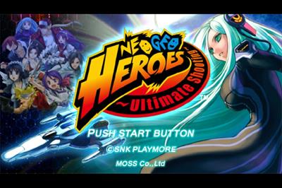 NeoGeo Heroes Ultimate Shooting - Screenshot - Game Title Image