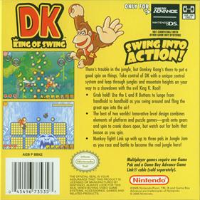 DK: King of Swing - Box - Back Image