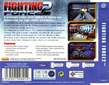 Fighting Force 2 - Box - Back Image