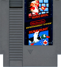 Super Mario Bros. / Duck Hunt - Cart - Front Image