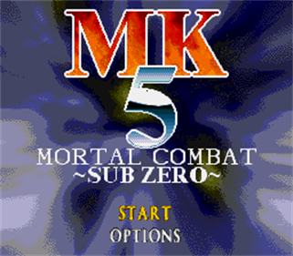 MK5: Mortal Kombat Mythologies: Sub-Zero - Screenshot - Game Title Image