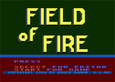 Field of Fire - Screenshot - Game Title Image