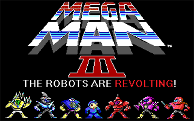 Mega Man 3 - Screenshot - Game Title Image