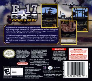 B-17: Fortress in the Sky - Box - Back Image