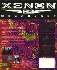 Xenon 2: Megablast - Box - Back Image