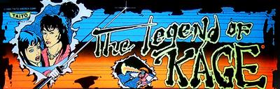 The Legend of Kage - Arcade - Marquee Image