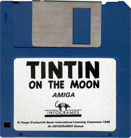 Tintin on the Moon - Disc Image