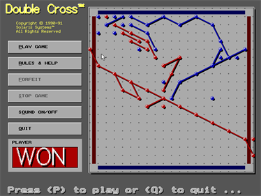 Double Cross - Screenshot - Game Over Image