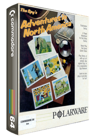 The Spy's Adventures in North America - Box - 3D Image