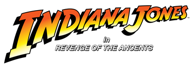 Indiana Jones in Revenge of the Ancients - Clear Logo Image